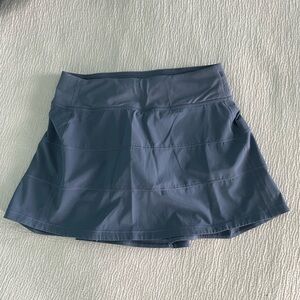 Stylish Blue Athletic Skirt